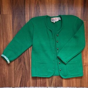 Vintage Green Cardigan